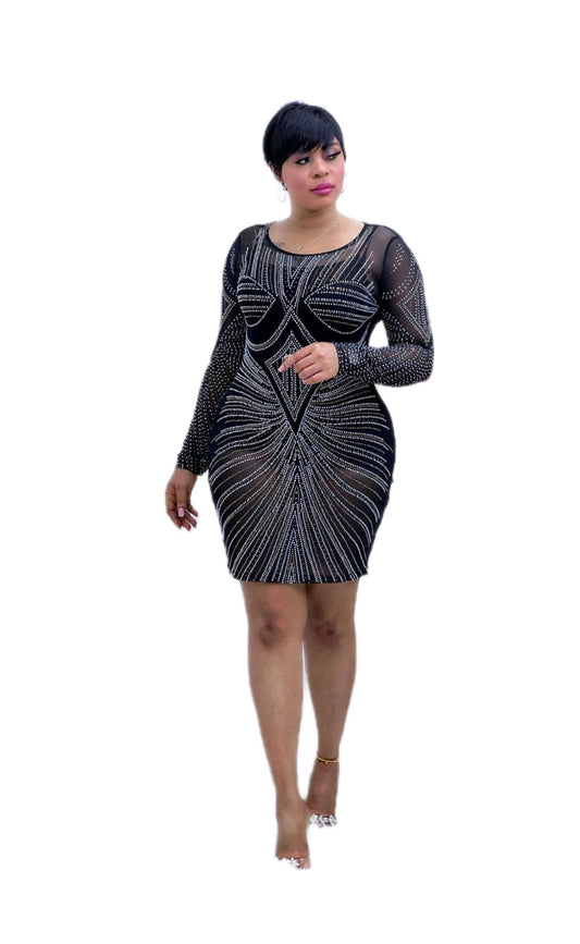 CORA 2PC MESH DRESS